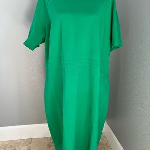 Talbots Vibrant Green Midi Dress